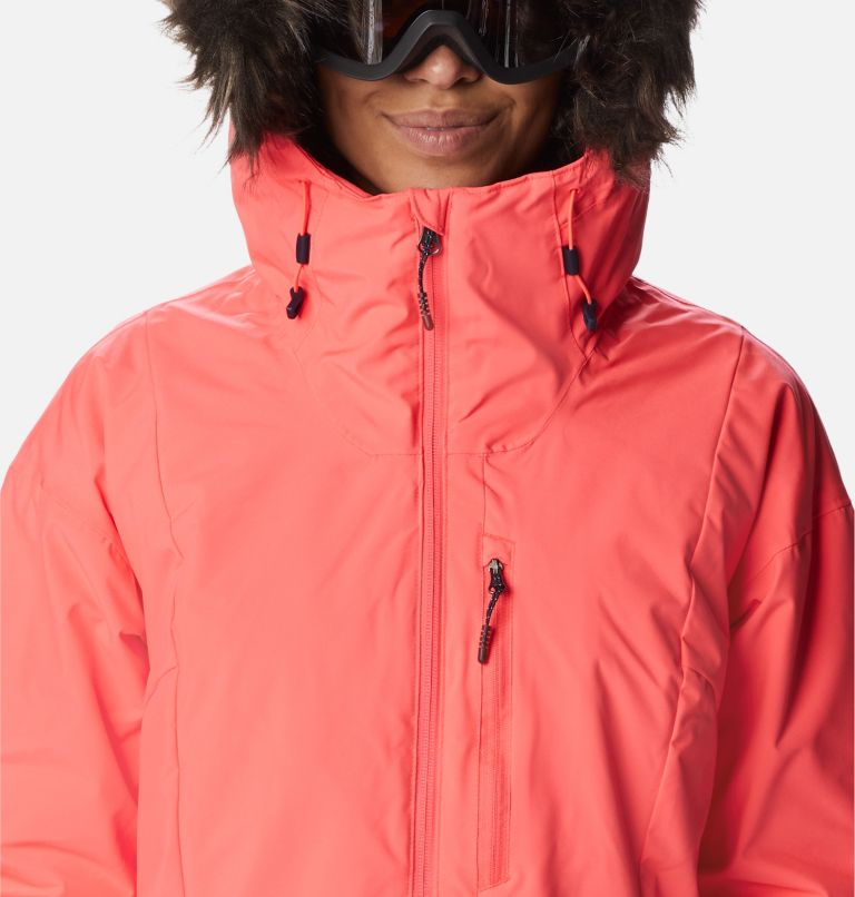 Neon pink ski jacket hot sale