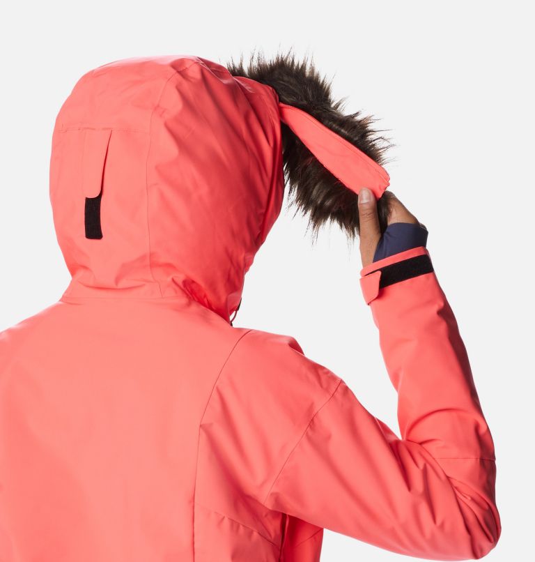 Women's Mount Bindo II Omni-Heat Infinity Insulated Jacket, Color: Neon Sunrise, image 7