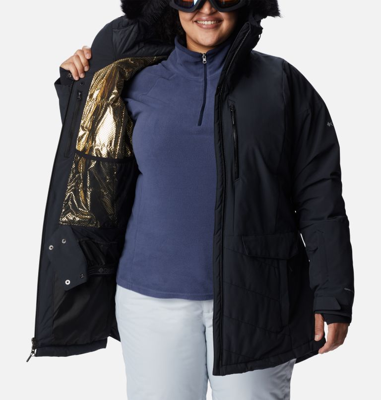Thumbnail: Women's Mount Bindo II Omni-Heat Infinity Insulated Jacket - Plus Size, Color: Black, image 5