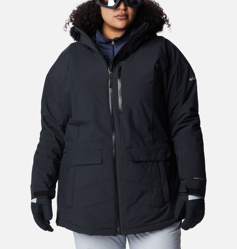 Thumbnail: Women's Mount Bindo II Omni-Heat Infinity Insulated Jacket - Plus Size, Color: Black, image 1