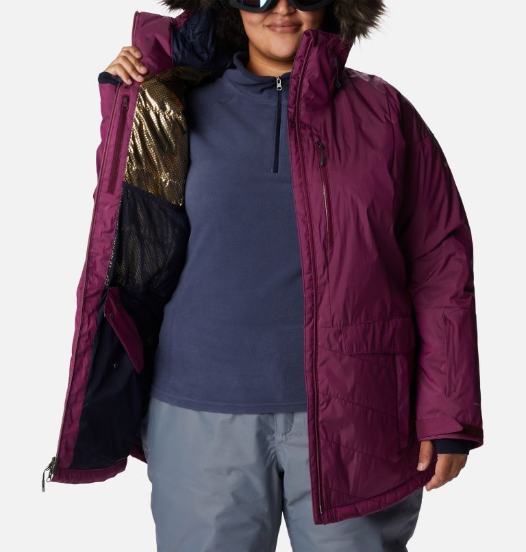 Women's Mount Bindo II Omni-Heat Infinity Insulated Jacket - Plus Size, Color: Marionberry Sheen, image 5