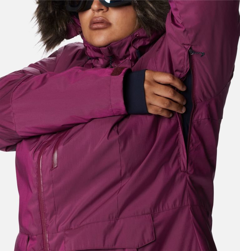 Women's Mount Bindo II Omni-Heat Infinity Insulated Jacket - Plus Size, Color: Marionberry Sheen, image 8