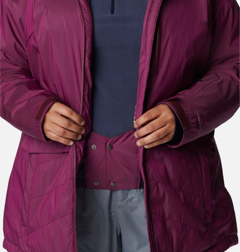 Women's Mount Bindo II Omni-Heat Infinity Insulated Jacket - Plus Size, Color: Marionberry Sheen, image 9