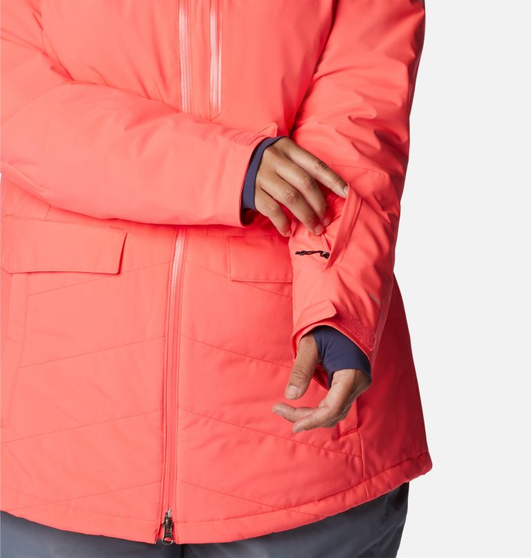 Thumbnail: Women's Mount Bindo II Omni-Heat Infinity Insulated Jacket - Plus Size, Color: Neon Sunrise, image 9