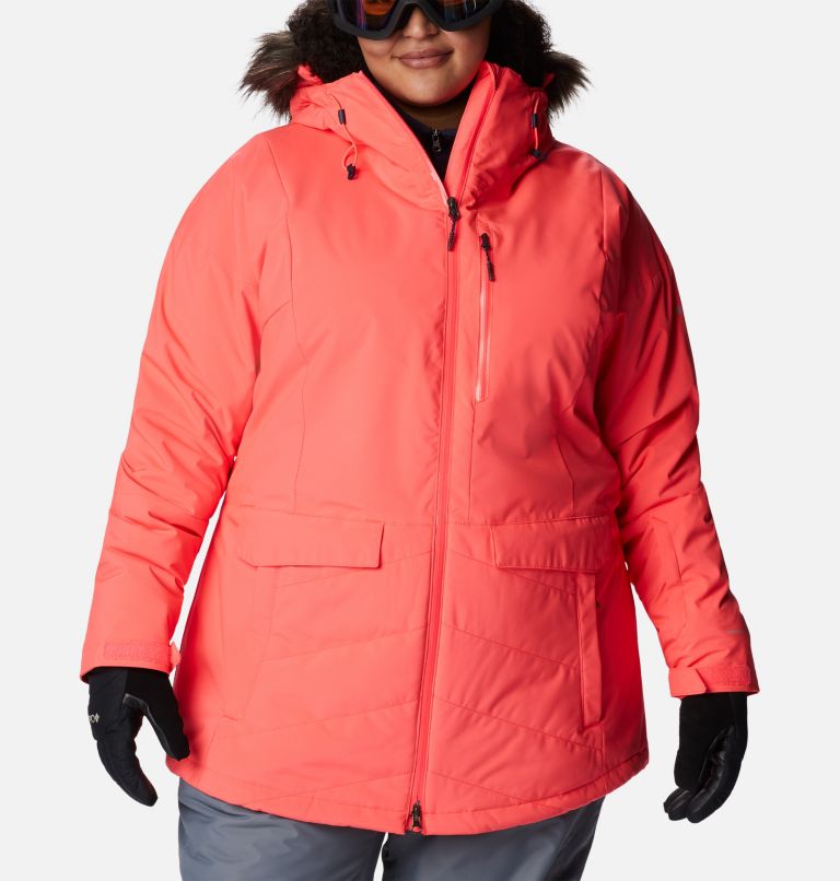 Thumbnail: Women's Mount Bindo II Omni-Heat Infinity Insulated Jacket - Plus Size, Color: Neon Sunrise, image 1