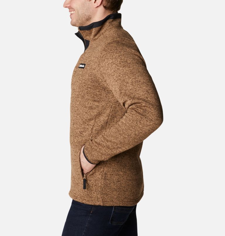 Men's Sweater Weather Fleece Jacket, Color: Delta Heather, image 3