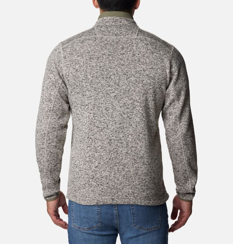 Men's Sweater Weather Fleece Full Zip Jacket, Color: Dark Stone Heather, image 2