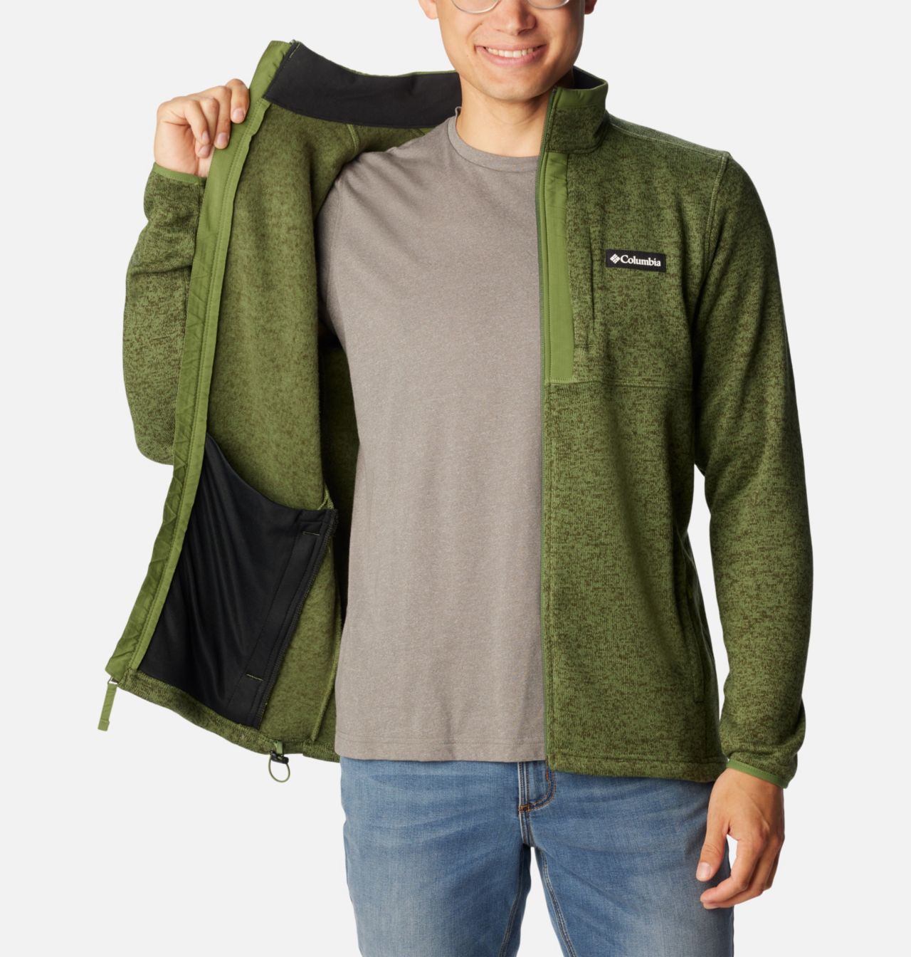 Men's Sweater Weather™ Fleece Full Zip Jacket | 352 | XS 5