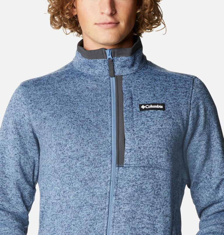 Manteau à fermeture éclair Sweater Weather pour homme, Color: Bluestone Heather, image 4
