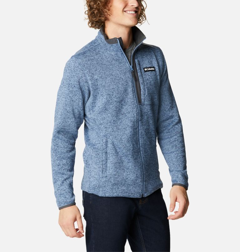 Manteau à fermeture éclair Sweater Weather pour homme, Color: Bluestone Heather, image 5