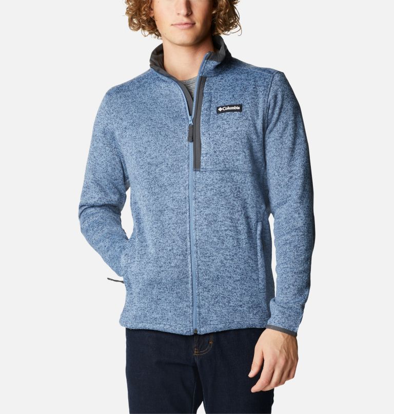 Manteau à fermeture éclair Sweater Weather pour homme, Color: Bluestone Heather, image 1