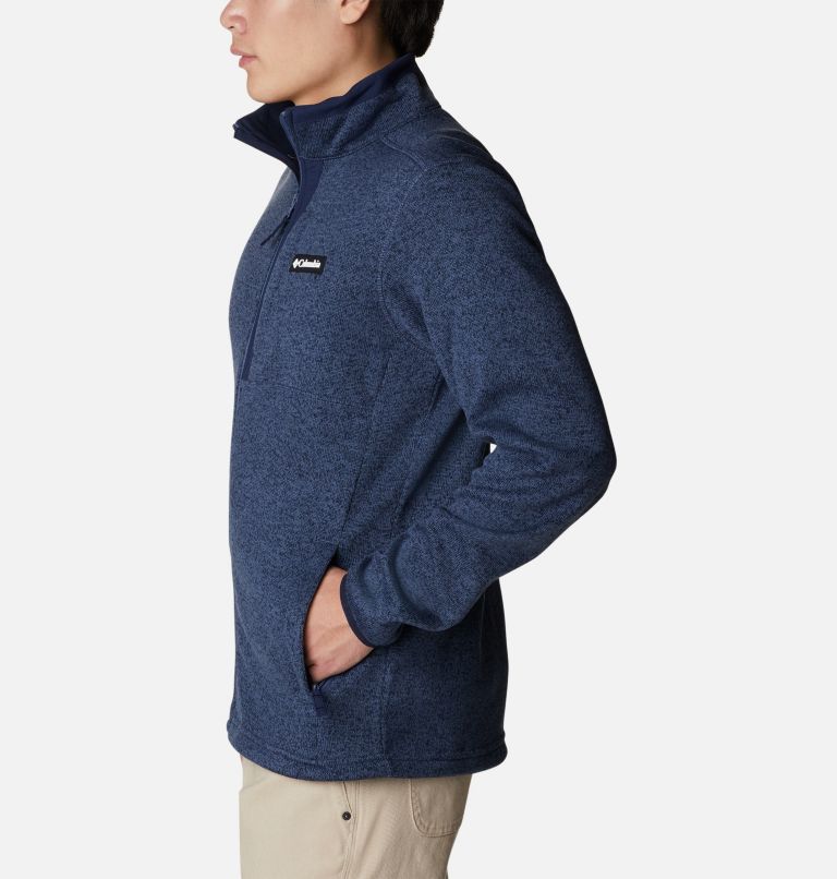 Thumbnail: Men's Sweater Weather Fleece Jacket, Color: Dark Mountain Heather, image 3