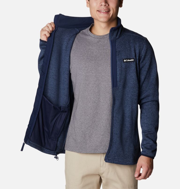 Manteau à fermeture éclair Sweater Weather pour homme, Color: Dark Mountain Heather, image 5