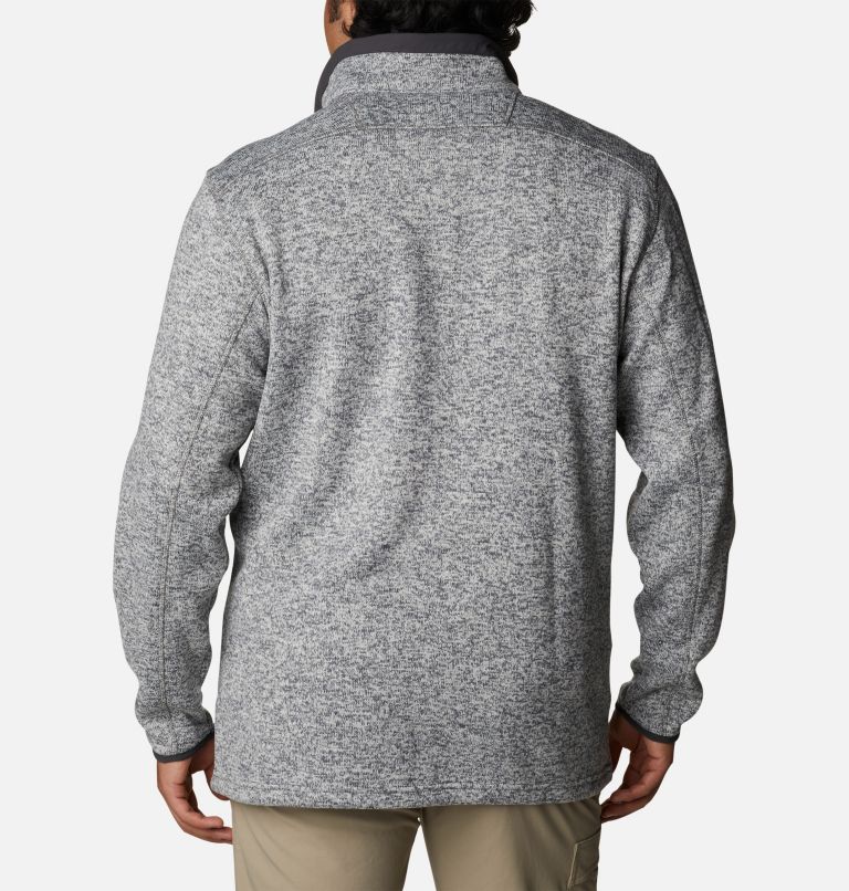 Men's Sweater Weather Full Zip Fleece - Extended Size, Color: City Grey Heather, image 2