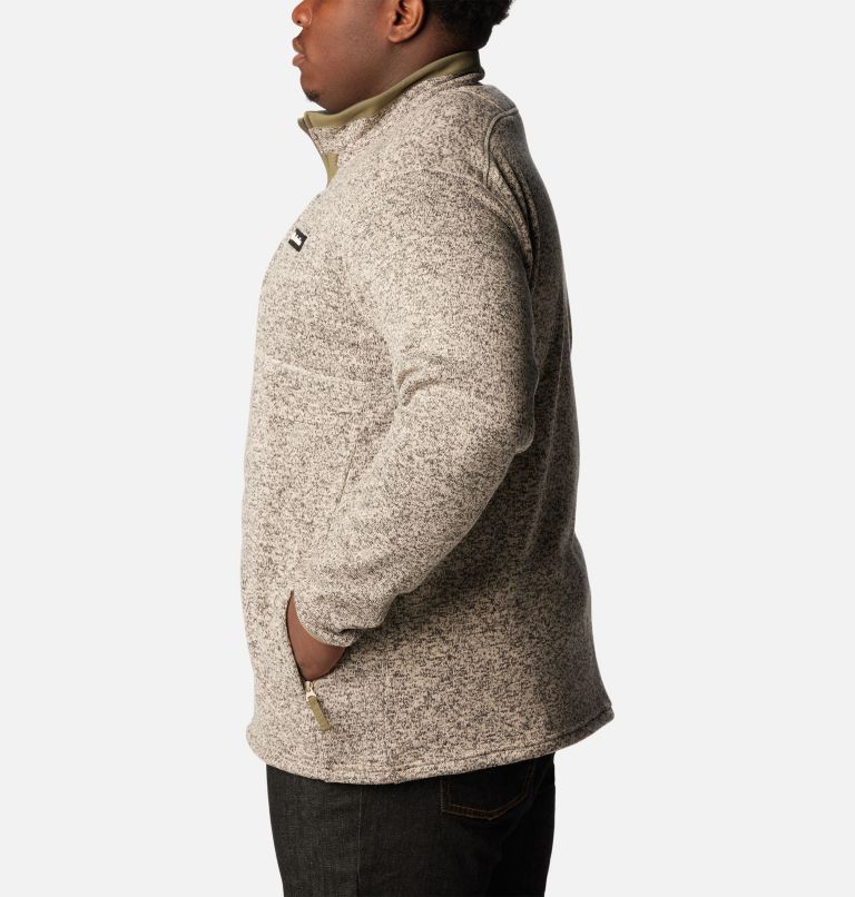 Sweater Weather Full Zip | 278 | 1X, Color: Dark Stone Heather, image 3