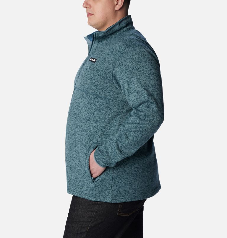 Men's Sweater Weather Fleece Full Zip - Big, Color: Night Wave Heather, image 3