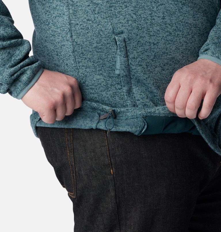 Men's Sweater Weather Fleece Full Zip - Big, Color: Night Wave Heather, image 6