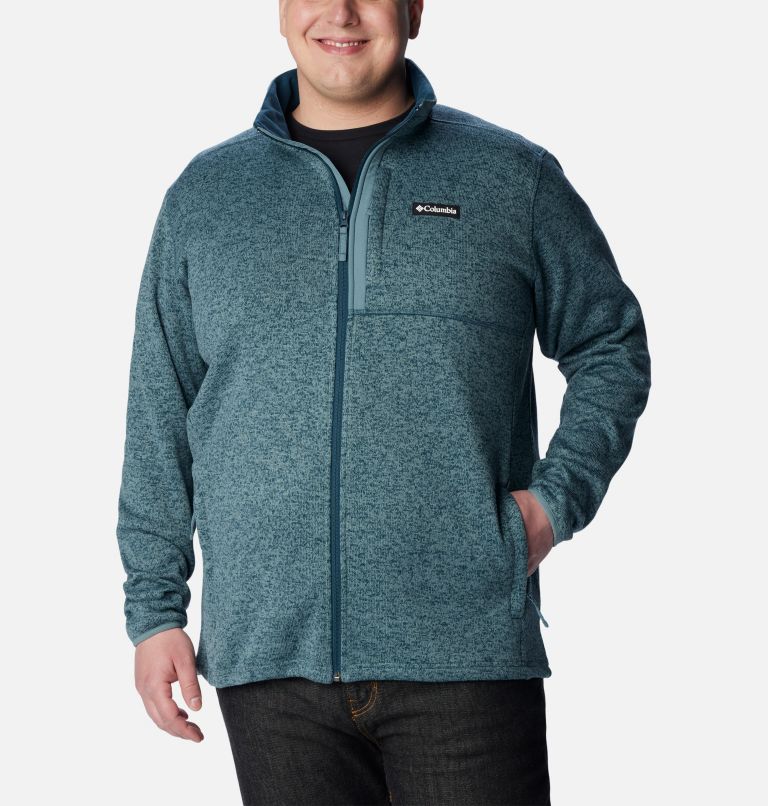 Men's Sweater Weather Fleece Full Zip - Big, Color: Night Wave Heather, image 1