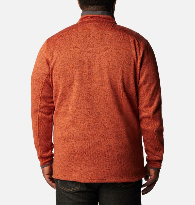 Sweater Weather Full Zip | 849 | 4X, Color: Warp Red Heather, image 2