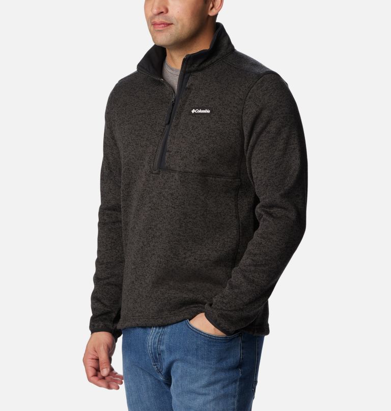 Latitude Light Weight 1/2 Zip Pullover Jacket - Black