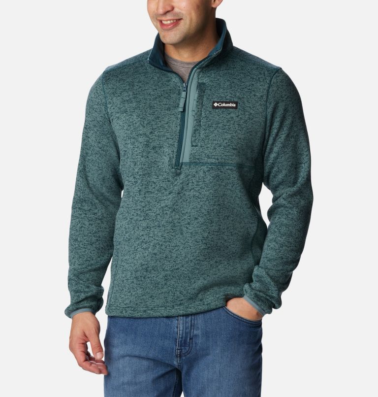 Men s Sweater Weather Half Zip Fleece