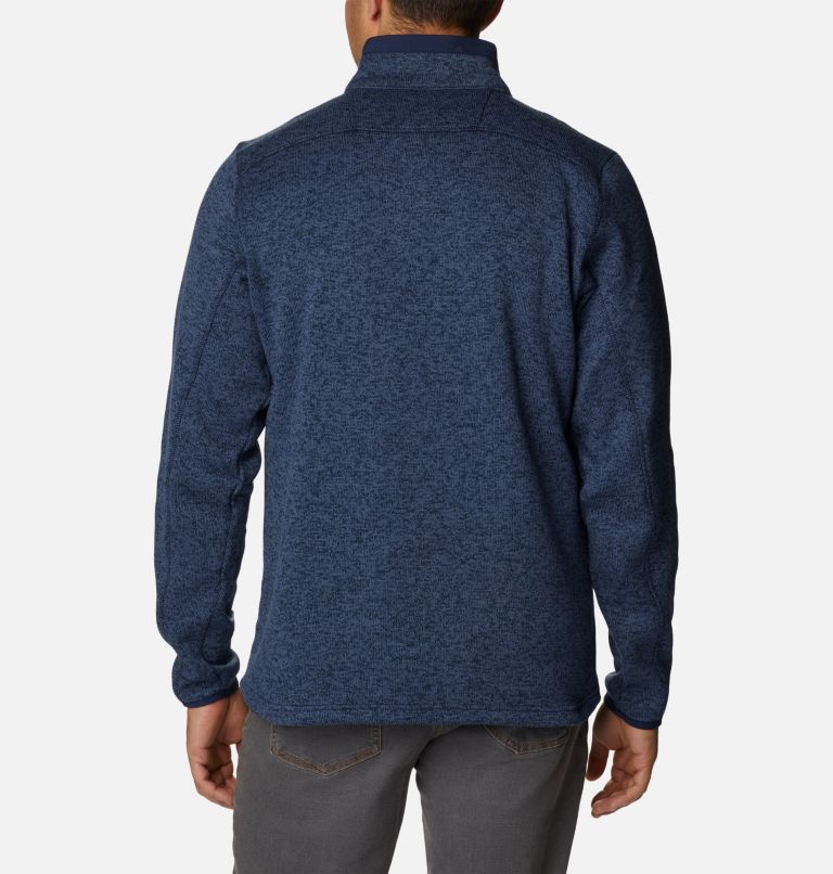 Men's Sweater Weather Half Zip Fleece, Color: Dark Mountain Heather, Dark Mountain, image 2