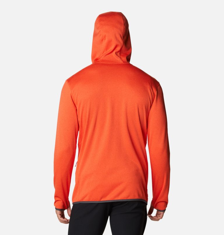 Men's Park View Full Zip Fleece Hoodie, Color: Red Quartz Heather, image 2