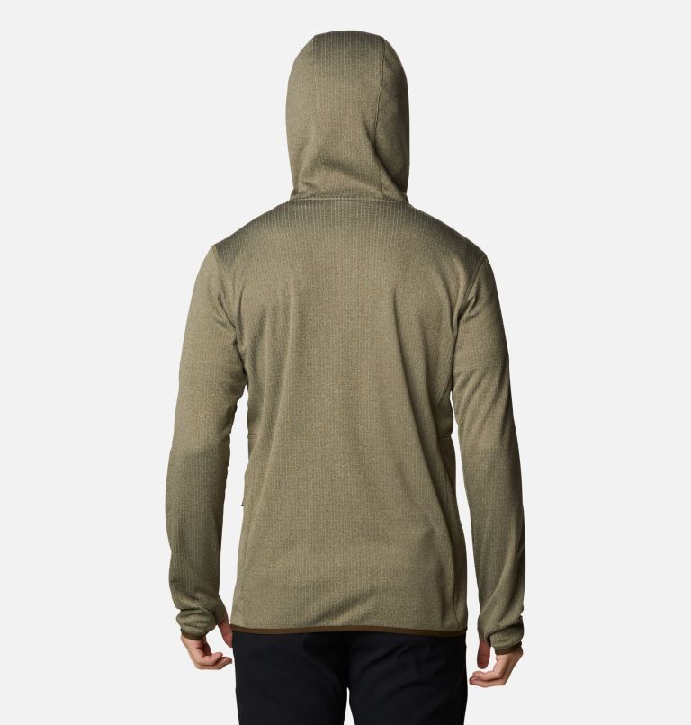Thumbnail: Park View Fleece Full Zip Hoodie | 397 | L, Color: Stone Green Heather, Olive Green, image 2