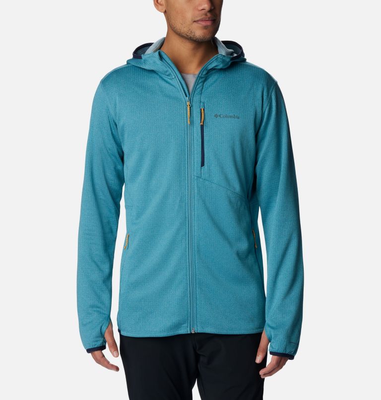 Chaqueta polar de montaña y trekking Hombre Columbia Blue