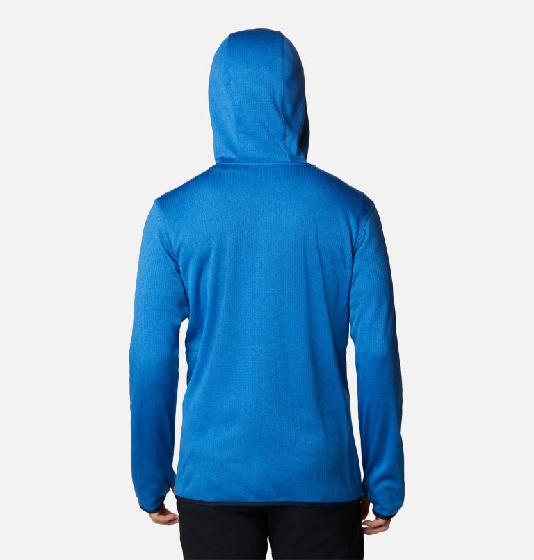 Park View Fleece Full Zip Hoodie | 432 | XL, Color: Bright Indigo Heather, Collegiate Navy, image 2
