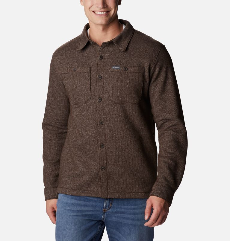 Manteau-chemise Great Hart Mountain pour homme, Color: Cordovan Heather, image 1