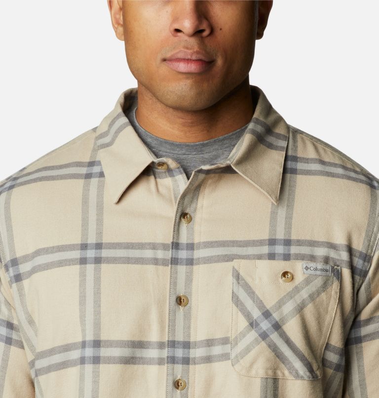 Men's Fleece-Lined Flannel Shirt, Traditional Fit