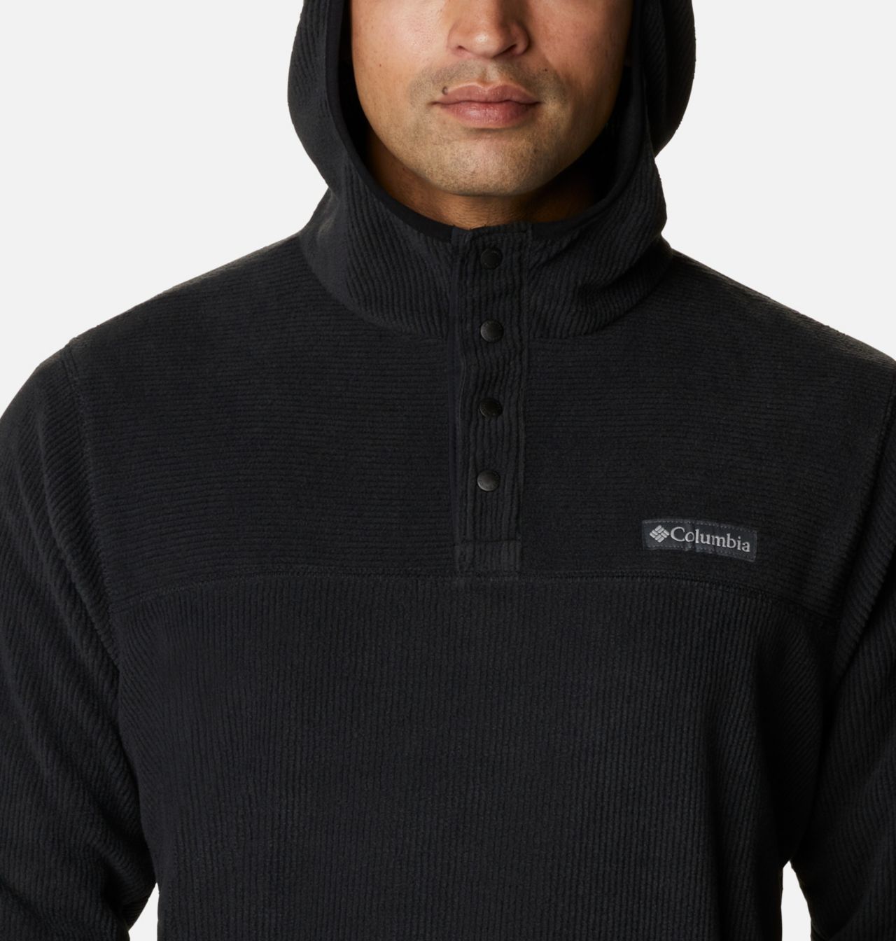Men's Steens Mountain™ Novelty Half Snap Fleece Hoodie 4