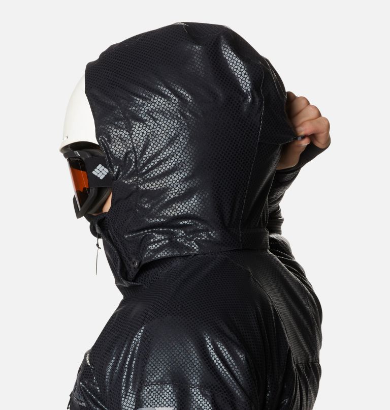 Thumbnail: Men's Powder Keg Black Dot Waterproof Down Ski Jacket, Color: Black, image 8