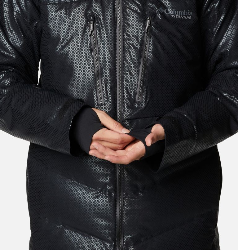 Men s Powder Keg Black Dot Waterproof Down Ski Jacket