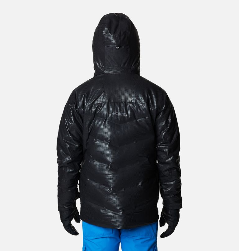 Men's Powder Keg Black Dot Waterproof Down Ski Jacket, Color: Black, image 2