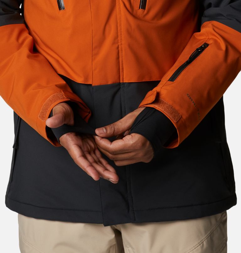 Men's Aerial Ascender Insulated Jacket, Color: Black, Warm Copper, image 13