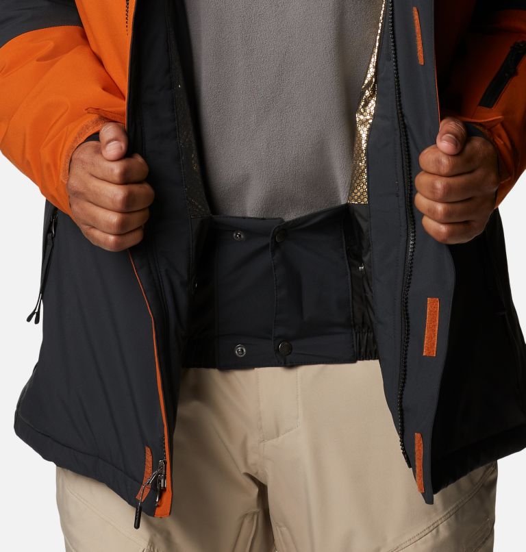 Men's Aerial Ascender Insulated Jacket, Color: Black, Warm Copper, image 14