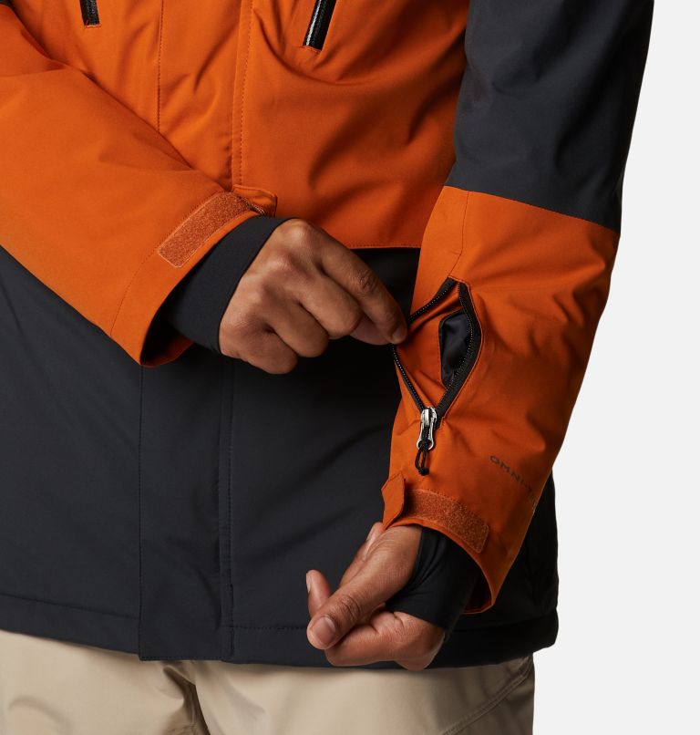 Men's Aerial Ascender Insulated Jacket, Color: Black, Warm Copper, image 11