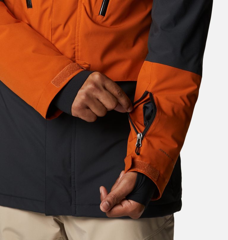 Thumbnail: Men's Aerial Ascender Omni-Heat Infinity Insulated Jacket, Color: Black, Warm Copper, image 11