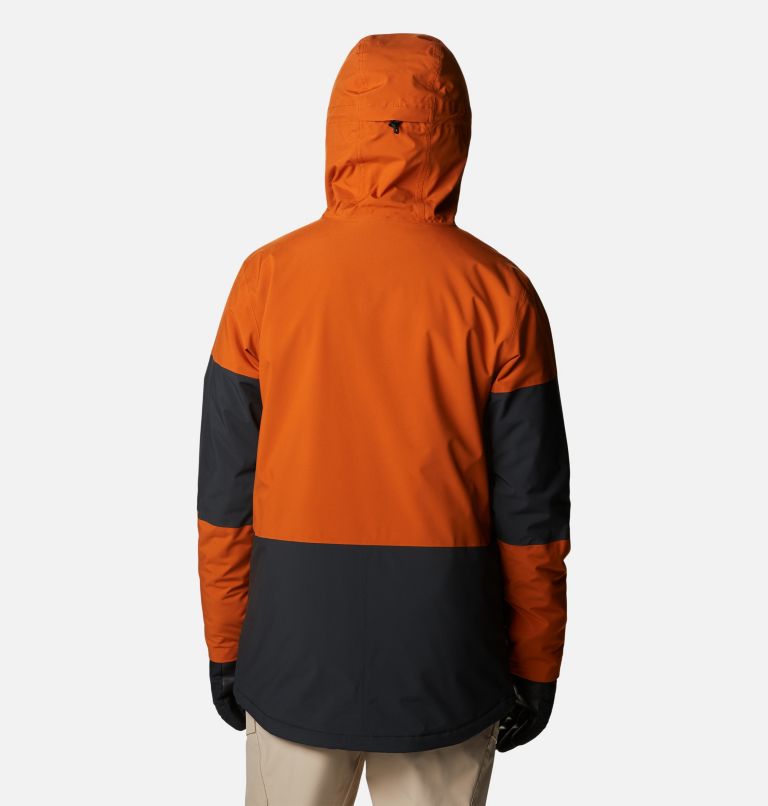 Men's Aerial Ascender Insulated Jacket, Color: Black, Warm Copper, image 2
