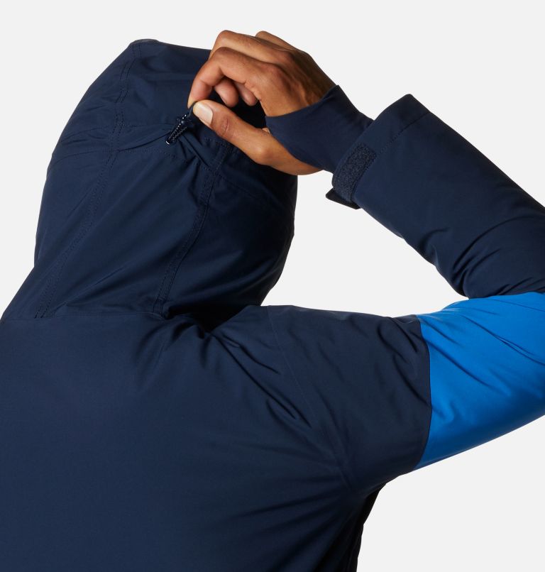 Aerial Ascender Jacket | 464 | M, Color: Collegiate Navy, Bright Indigo, image 9