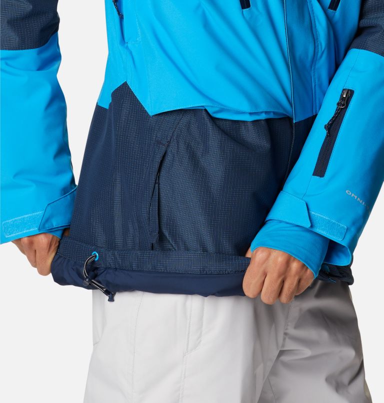 Thumbnail: Men's Aerial Ascender Omni-Heat Infinity Insulated Jacket, Color: Coll Navy Ripstop, Compass Blue, image 12