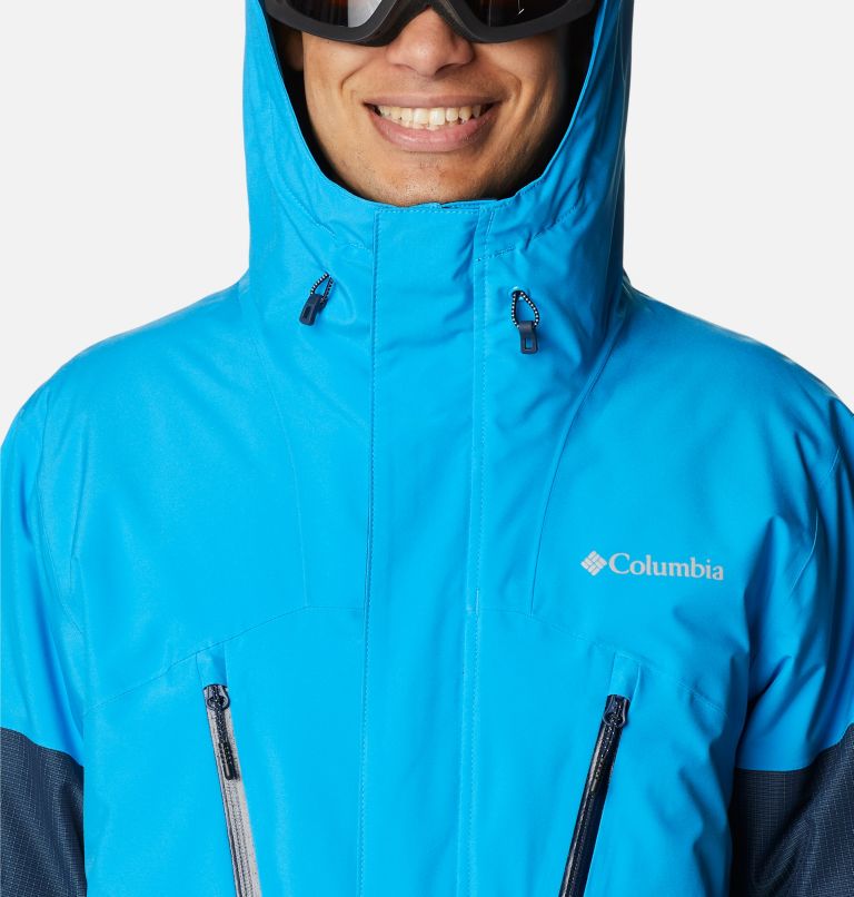 Thumbnail: Men's Aerial Ascender Omni-Heat Infinity Insulated Jacket, Color: Coll Navy Ripstop, Compass Blue, image 4