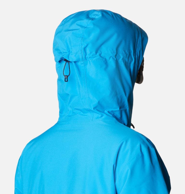 Men's Aerial Ascender Waterproof Ski Jacket, Color: Coll Navy Ripstop, Compass Blue, image 8