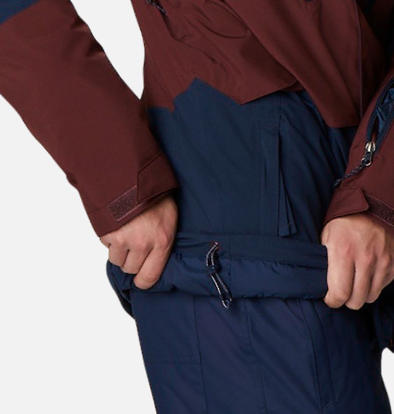 Men's Aerial Ascender Waterproof Ski Jacket, Color: Collegiate Navy, Elderberry, image 10