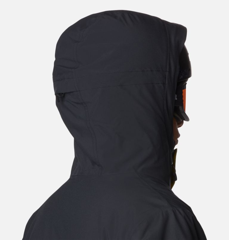 Men's Aerial Ascender Insulated Jacket, Color: Laser Lemon, Black, image 8