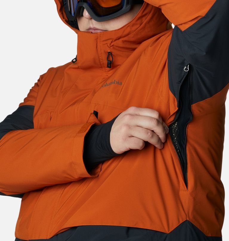 Men's Aerial Ascender Omni-Heat Infinity Insulated Jacket - Big, Color: Black, Warm Copper, image 9