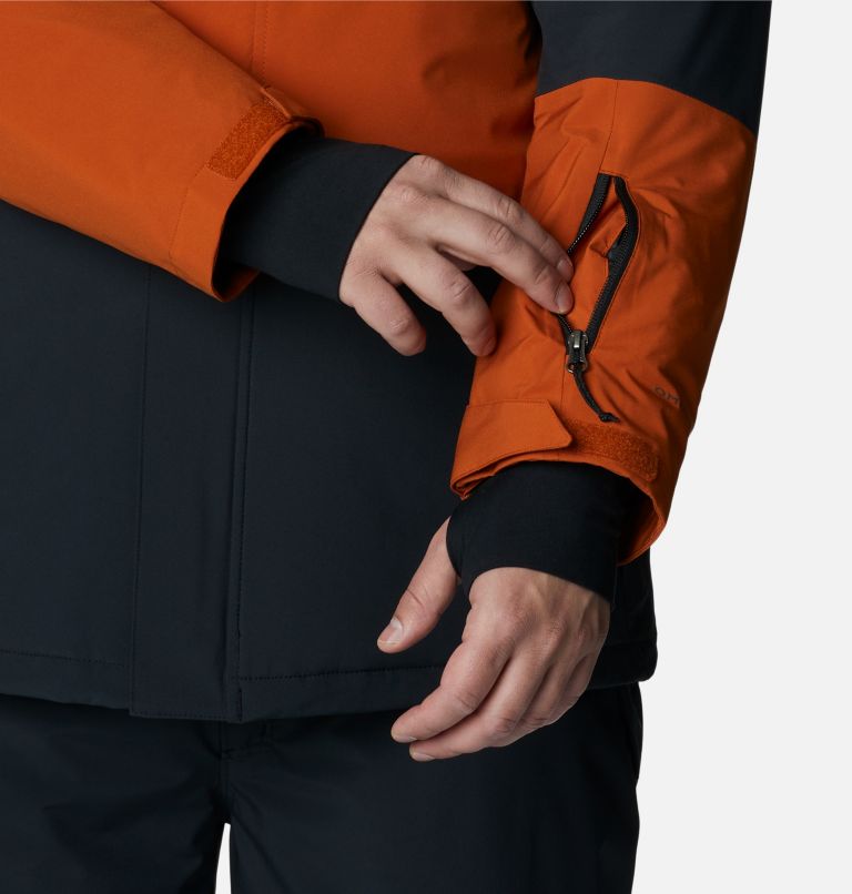 Thumbnail: Men's Aerial Ascender Omni-Heat Infinity Insulated Jacket - Big, Color: Black, Warm Copper, image 10