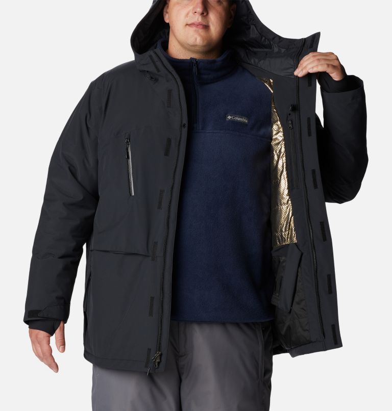 Thumbnail: Men's Aerial Ascender Omni-Heat Infinity Insulated Jacket - Big, Color: Black, image 6